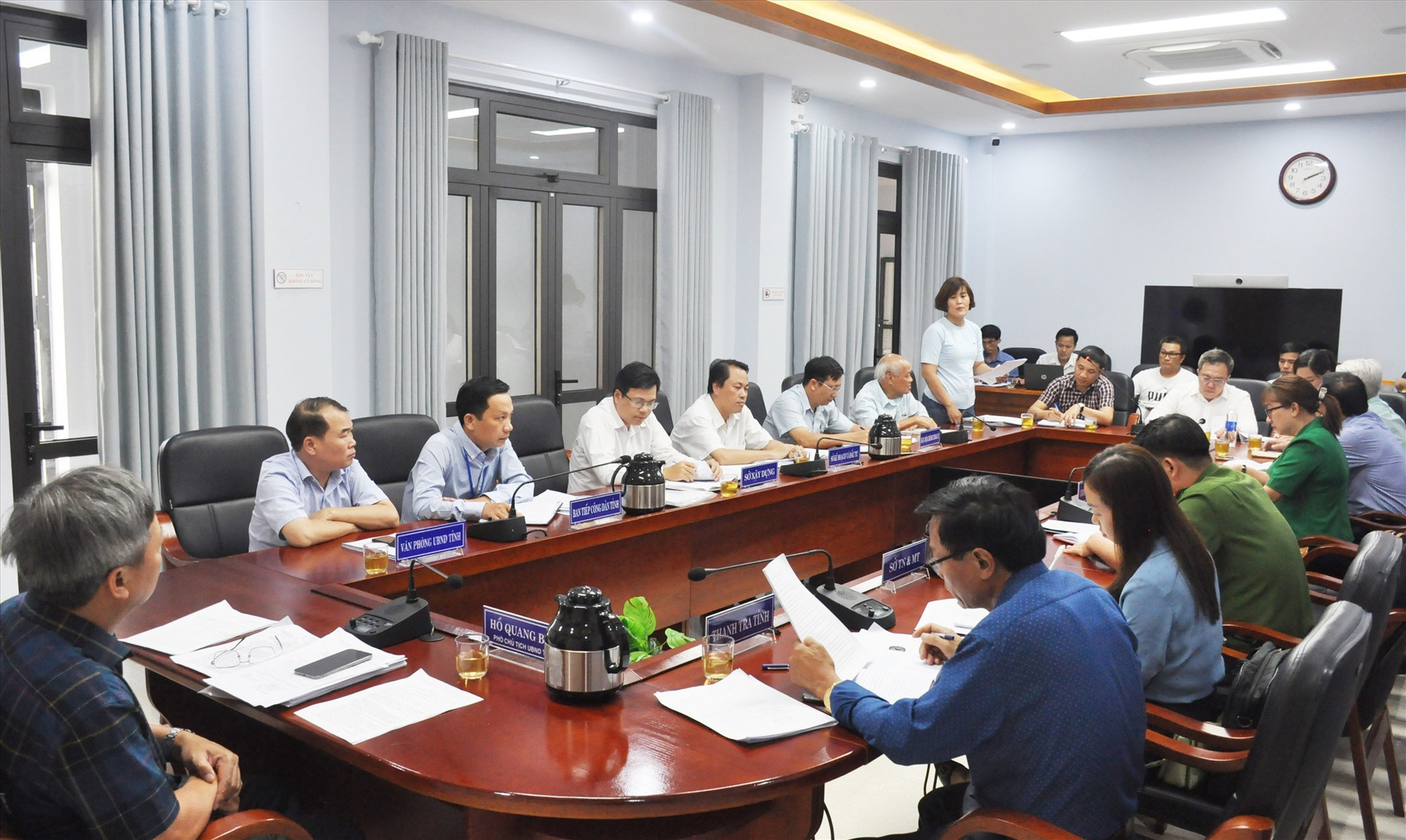 Phó Chủ tịch UBND tỉnh Hồ Quang Bửu chủ trì buổi tiếp dân định kỳ tháng 9.2022. Ảnh: Đ.H