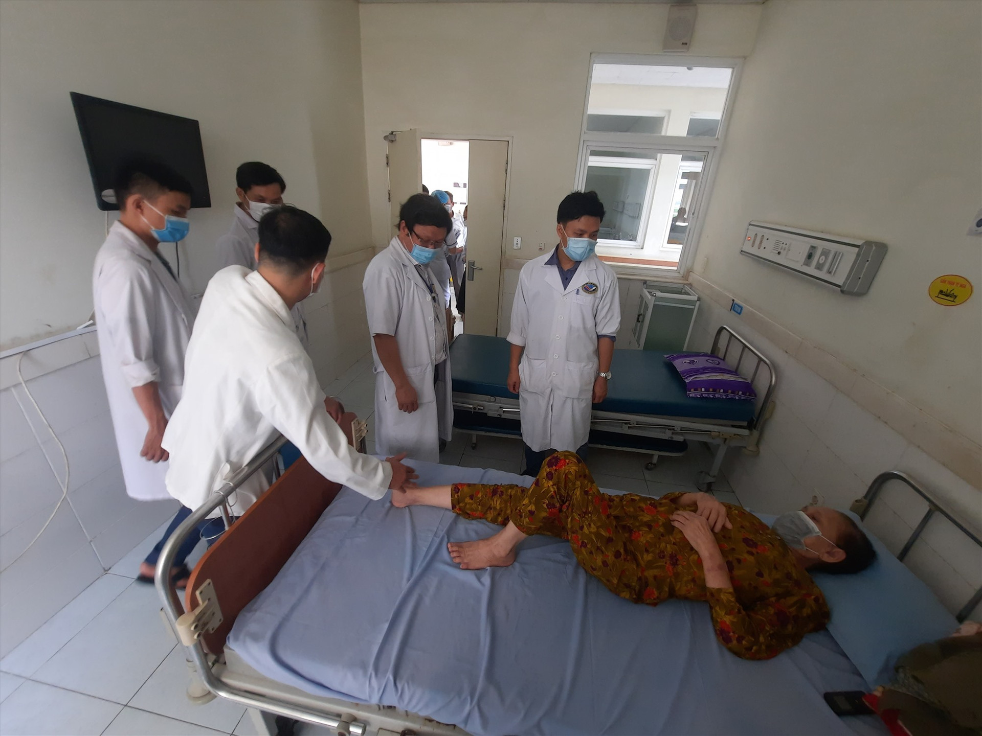 Bệnh viện Đa khoa Trung ương Quảng Nam sẽ hỗ trợ nhân dân trong tình huống có thiên tai, thảm họa. Ảnh: H.Đ
