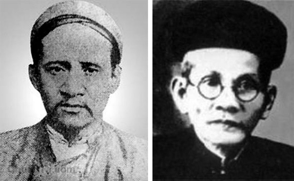 Tiểu La (1863 - 1911) và Huỳnh Thúc Kháng (1876 - 1947). Ảnh: T.L