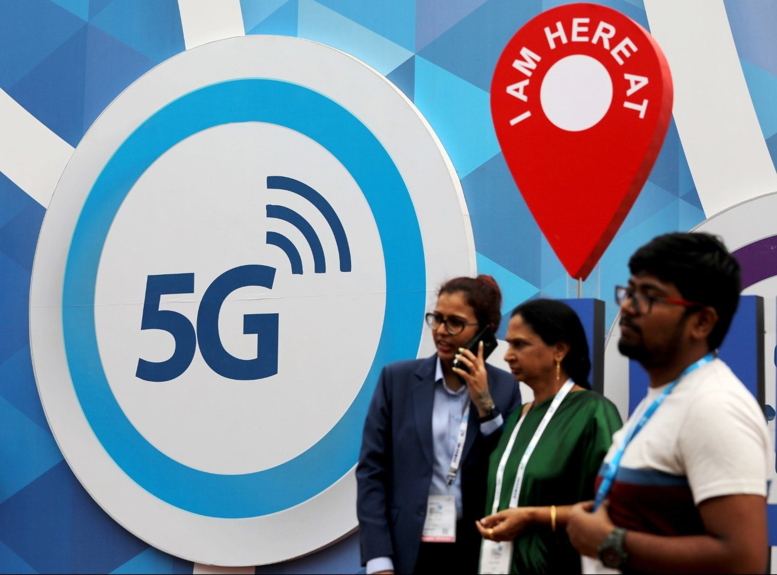 Buổi ra mắt 5G tại Ấn Độ. Ảnh: Reuters