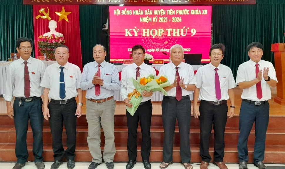 Ông Dương Đức Lin được bầu giữ chức Phó Chủ tịch UBND huyện Tiên Phước