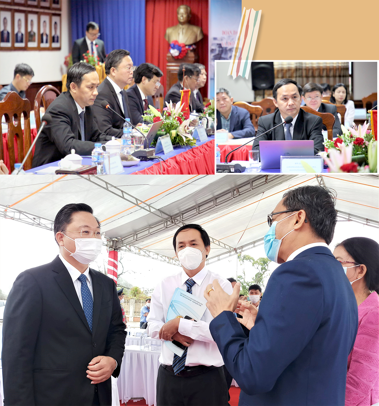 Anh Lê Huynh Trưởng trong các cuộc tiếp xúc lãnh đạo cấp cao giữa hai địa phương của hai nước.