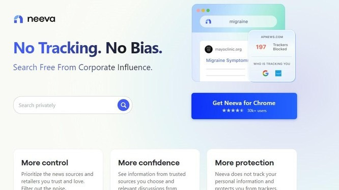 Công cụ tìm kiếm Neeva, thách thức sự thống trị của Google. Ảnh minh họa E&T