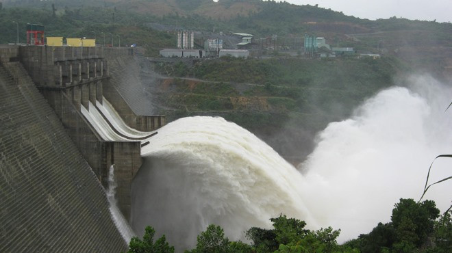 Quảng Nam yêu cầu các thủy điện vận hành về mực nước đón lũ thấp nhất. Ảnh: CTV