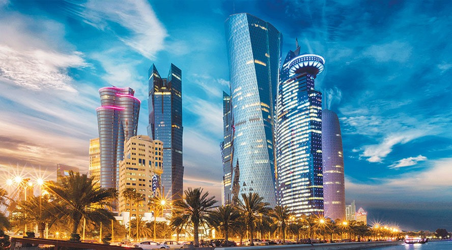 Thủ đô Doha của Qatar.
