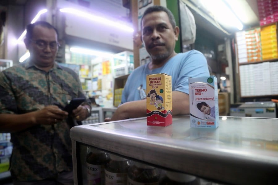 Trong số các sản phẩm siro bị cấm lưu hành tại Indonesia. Ảm: EPA PIC
