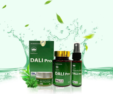 Bộ 3 sản phẩm DALI Pro được nhiều chuyên gia da liễu đánh giá cao về hiệu quả điều trị viêm da cơ địa nhanh chóng, không tác dụng phụ.