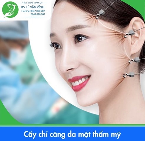 Căng da mặt bằng chỉ vàng 24k đẹp tự nhiên xóa lão hóa cùng bác sĩ Lê Văn Vĩnh.