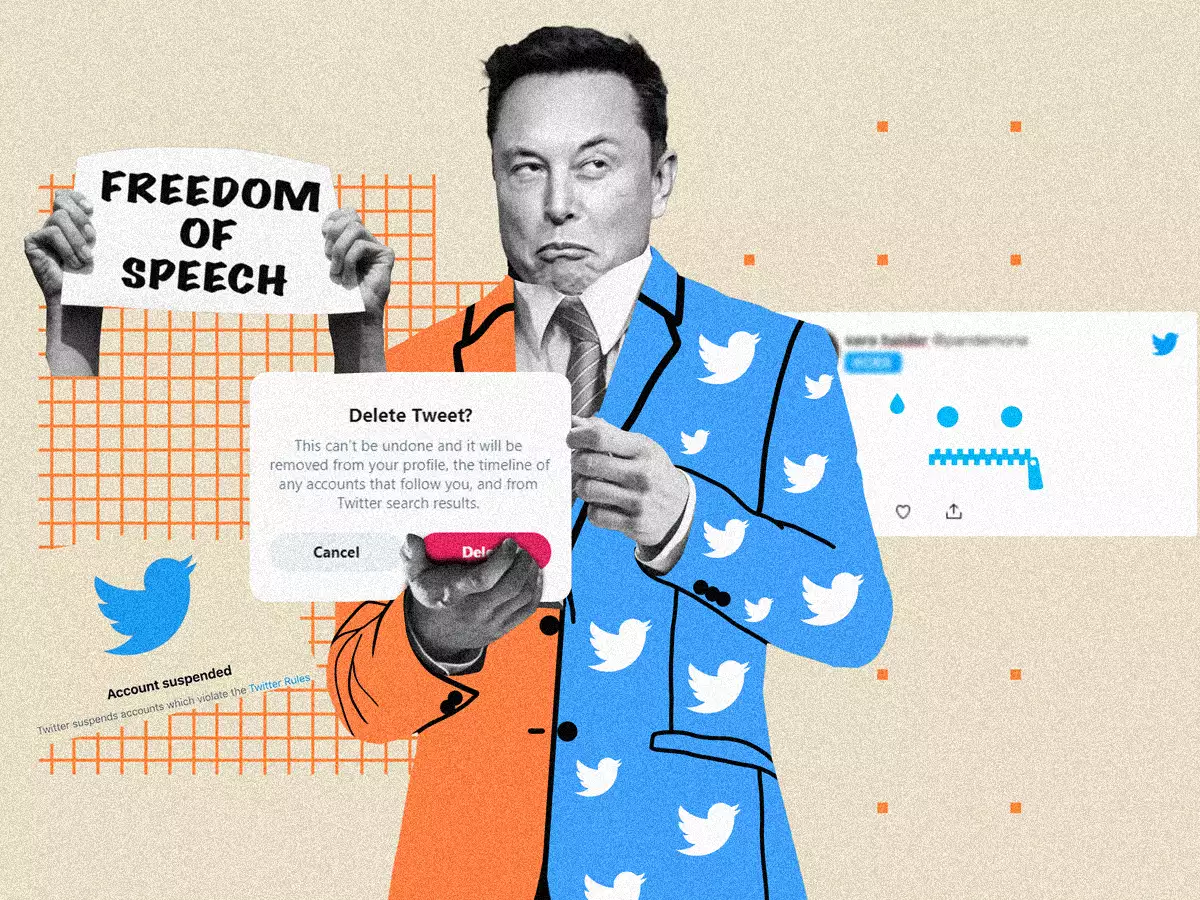 Với tầm nhìn của mình, Elon Musk mong muốn biến Twitter trở thành một nền tảng không có thành kiến ​​và trở thành “sân khấu của tự do ngôn luận”. Ảnh: Economic Times