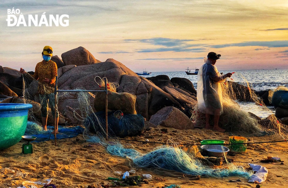 Mỗi người một việc, nhịp lao động hối hả nhưng không xô bồ, ồn ã mà bình yên.