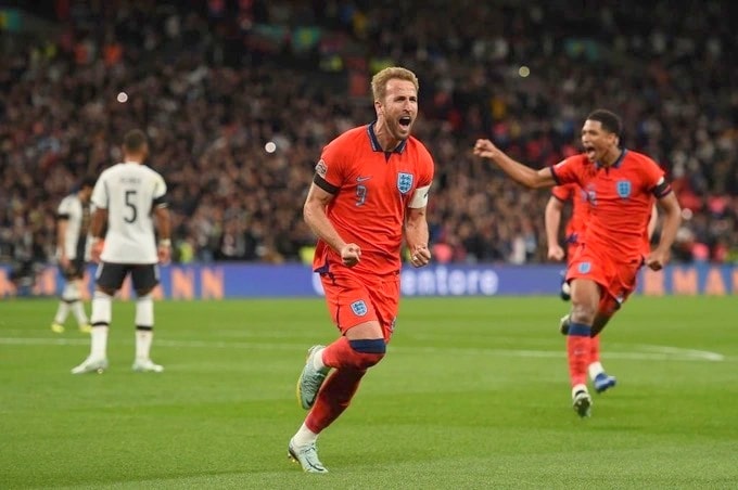 Harry Kane là niềm hy vọng số 1 trên hàng công của đội tuyển Anh tại vòng chung kết World Cup 2022. Ảnh: Getty