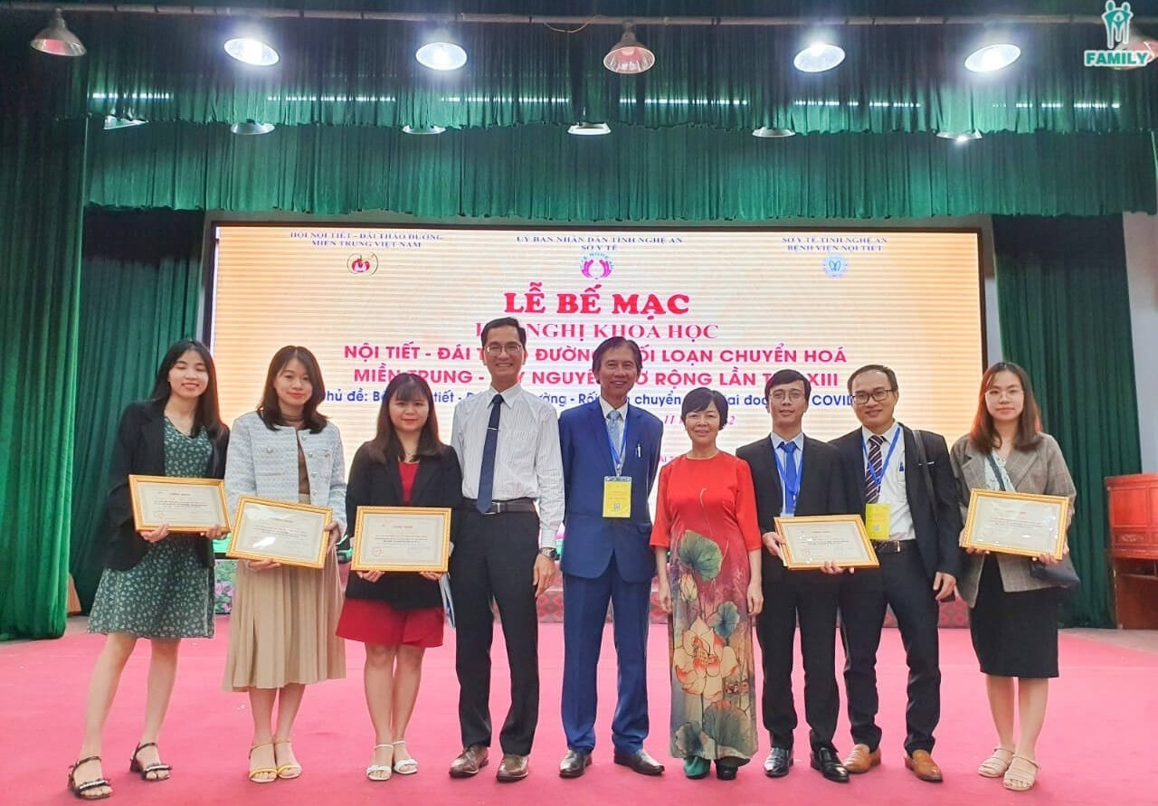 bệnh viện Đa khoa Gia Đình đạt 5 giải thưởng cao tai Hội nghị Nội tiết miền Trung