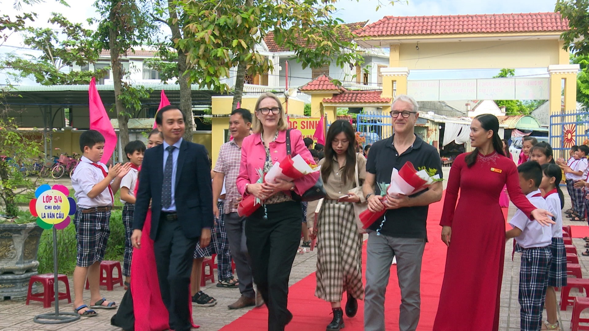 Sarah Hooper at Ngo Quyen Primary School