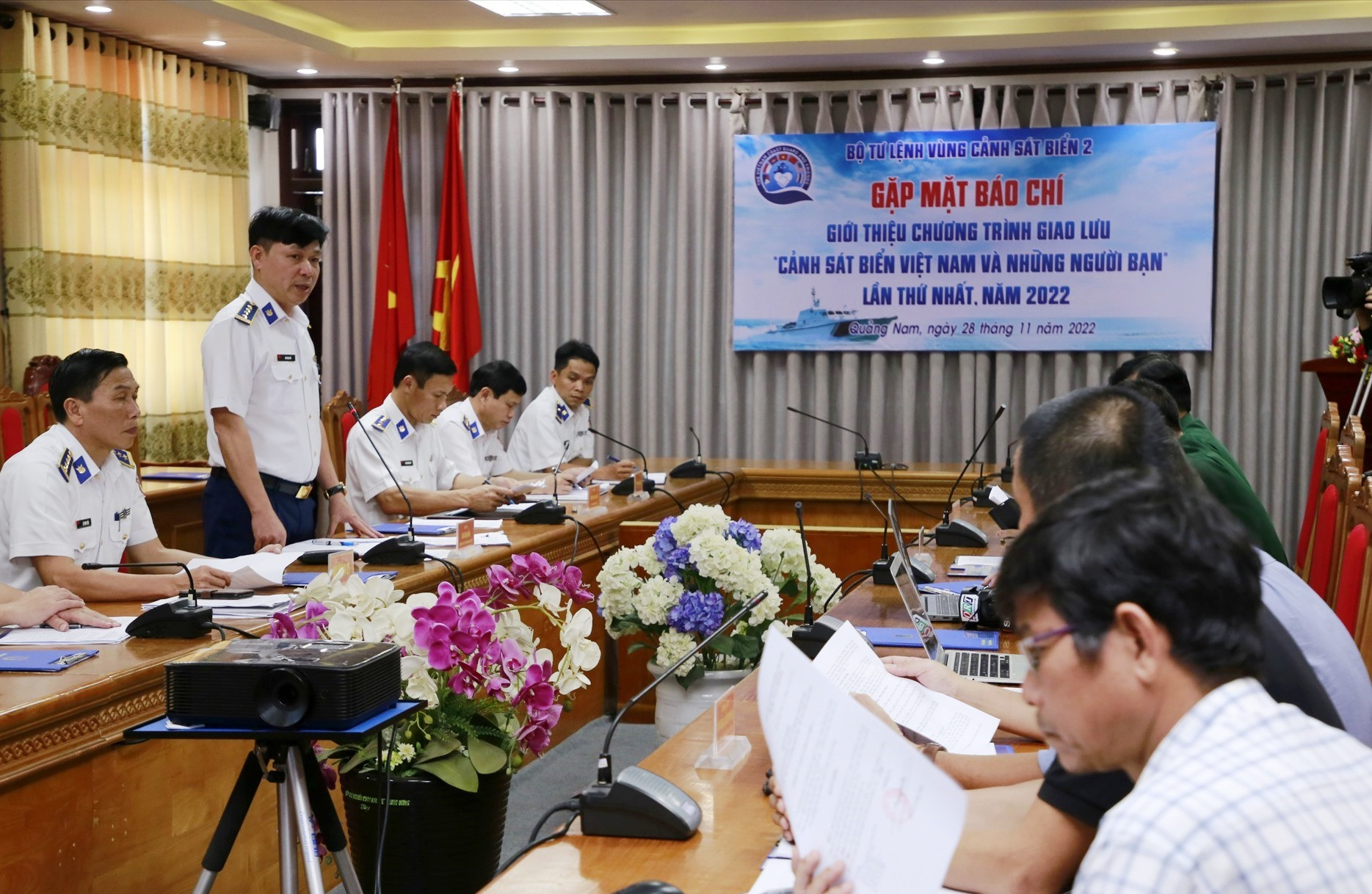 Sẽ có nhiều hoạt động quan trọng giữa Cảnh sát biển Việt Nam với lực lượng thực thi pháp luật trên biển của các nước trong chương trình lần này. Ảnh: T.C