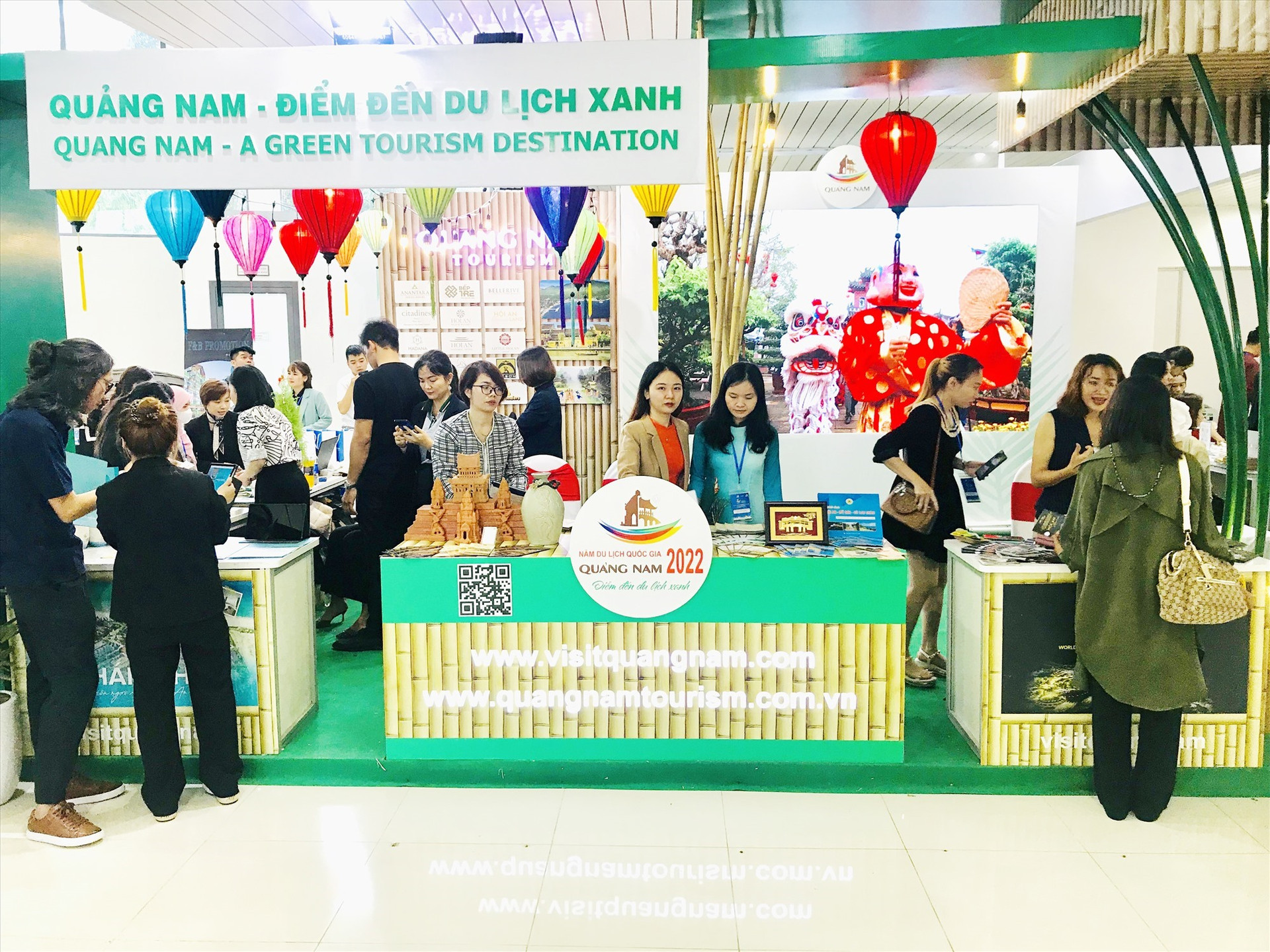 Quang Nam booth at the VITM 2022