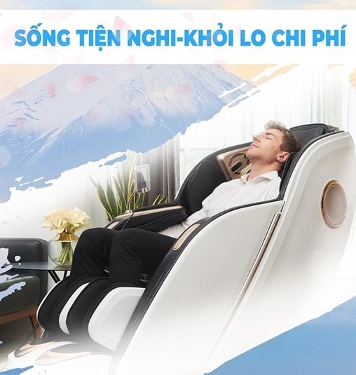 Sử dụng ghế mát xa giúp cuộc sống tiện nghi, đẳng cấp hơn.