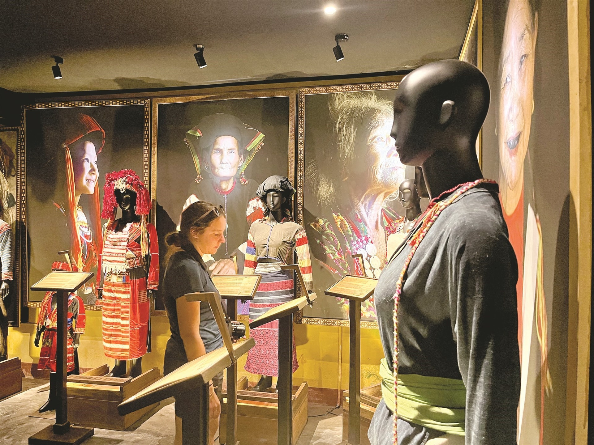 Costumes in the museum