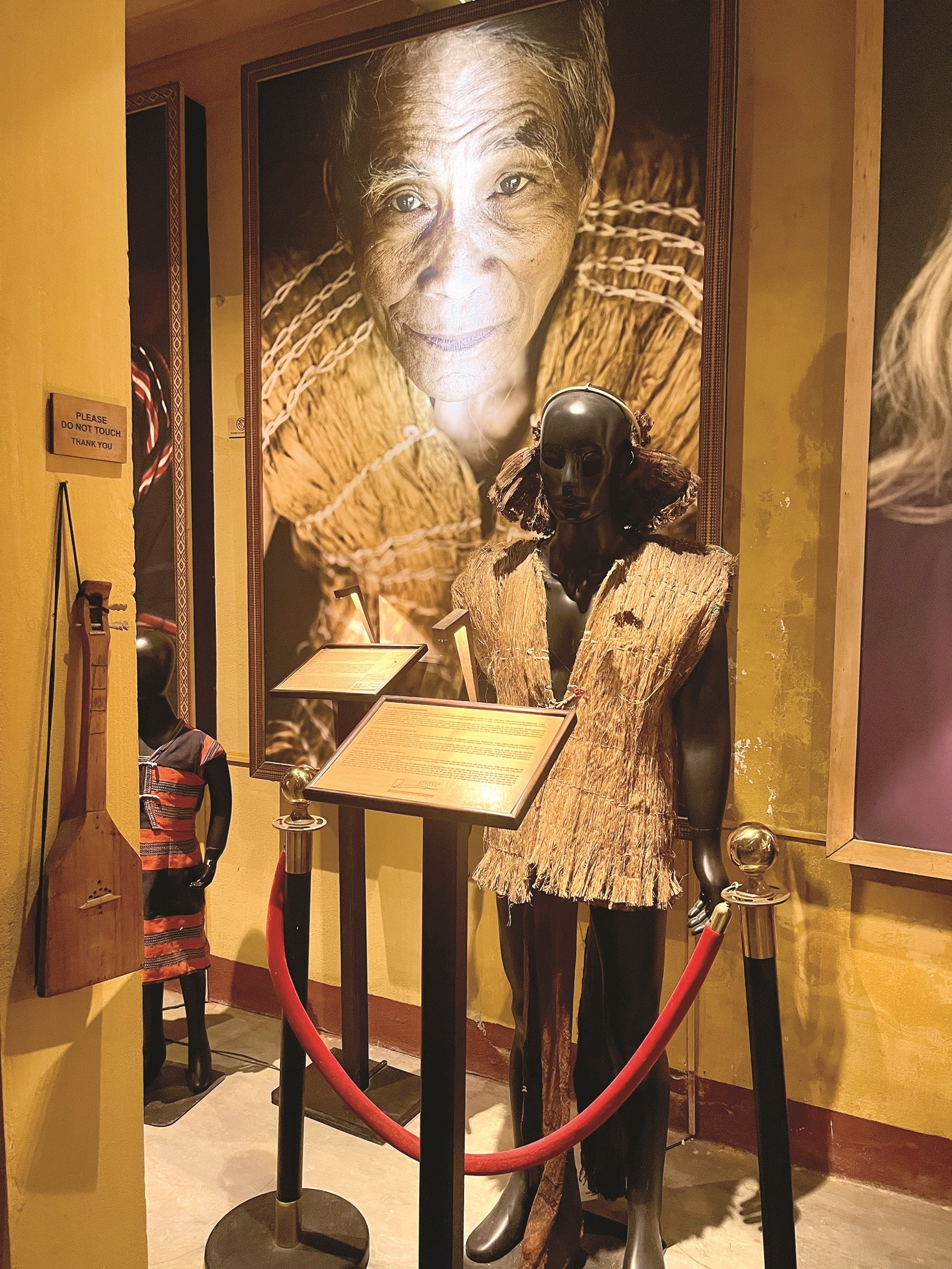 A costume made of bark by the Co Tu people in Quang Nam
