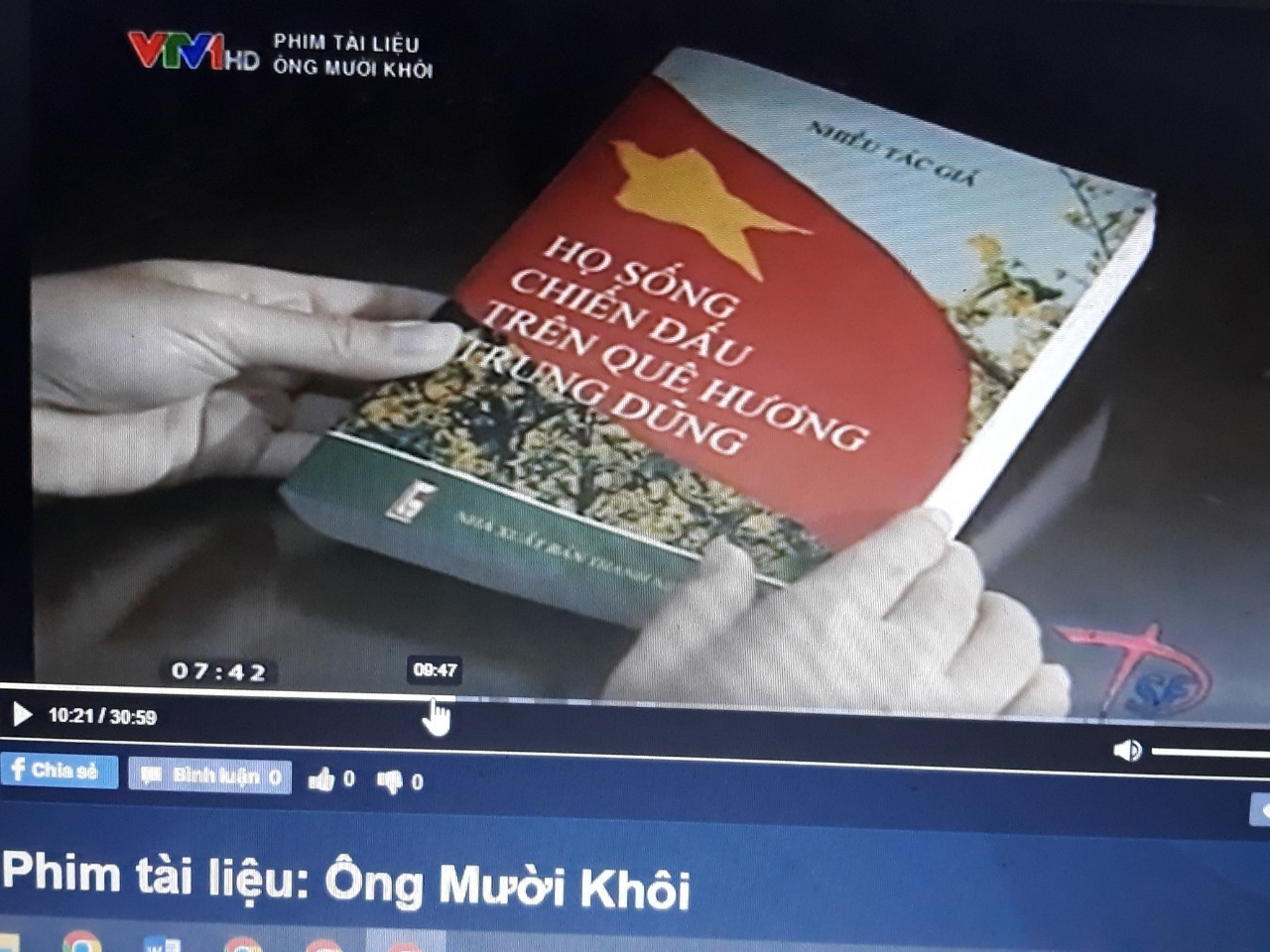 Hình ảnh trong phim tài liệu “Ông Mười Khôi”.