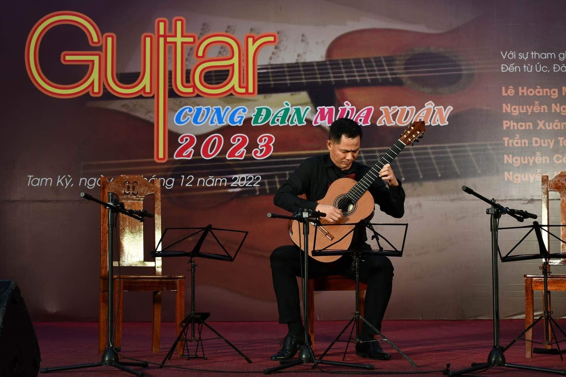 Nghệ sĩ guitar Phan Xuân Trí. Ảnh: X.T