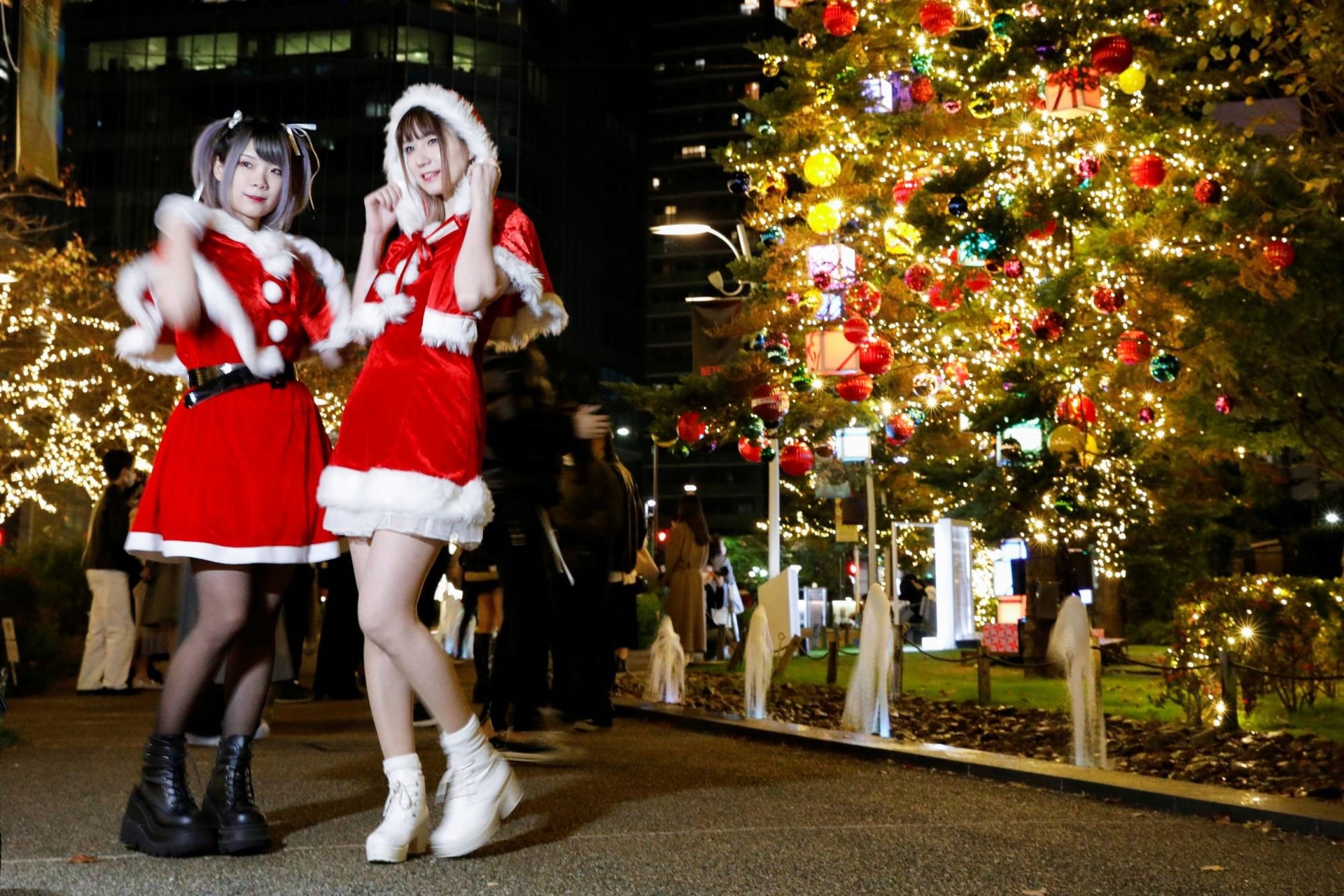 Tokyo nhật bản chào đón lễ hội giáng sinh. Ảnh: Reuters