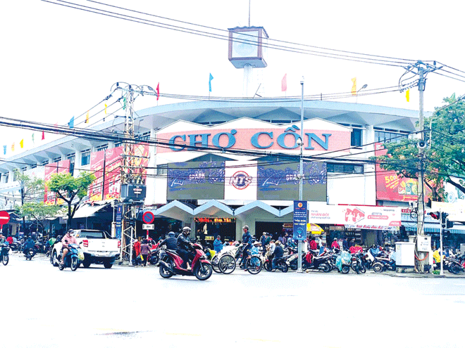 Chợ Cồn sẽ được đầu tư nâng cấp, cải tạo từ vốn ngân sách thành phố. Ảnh: QUỲNH TRANG