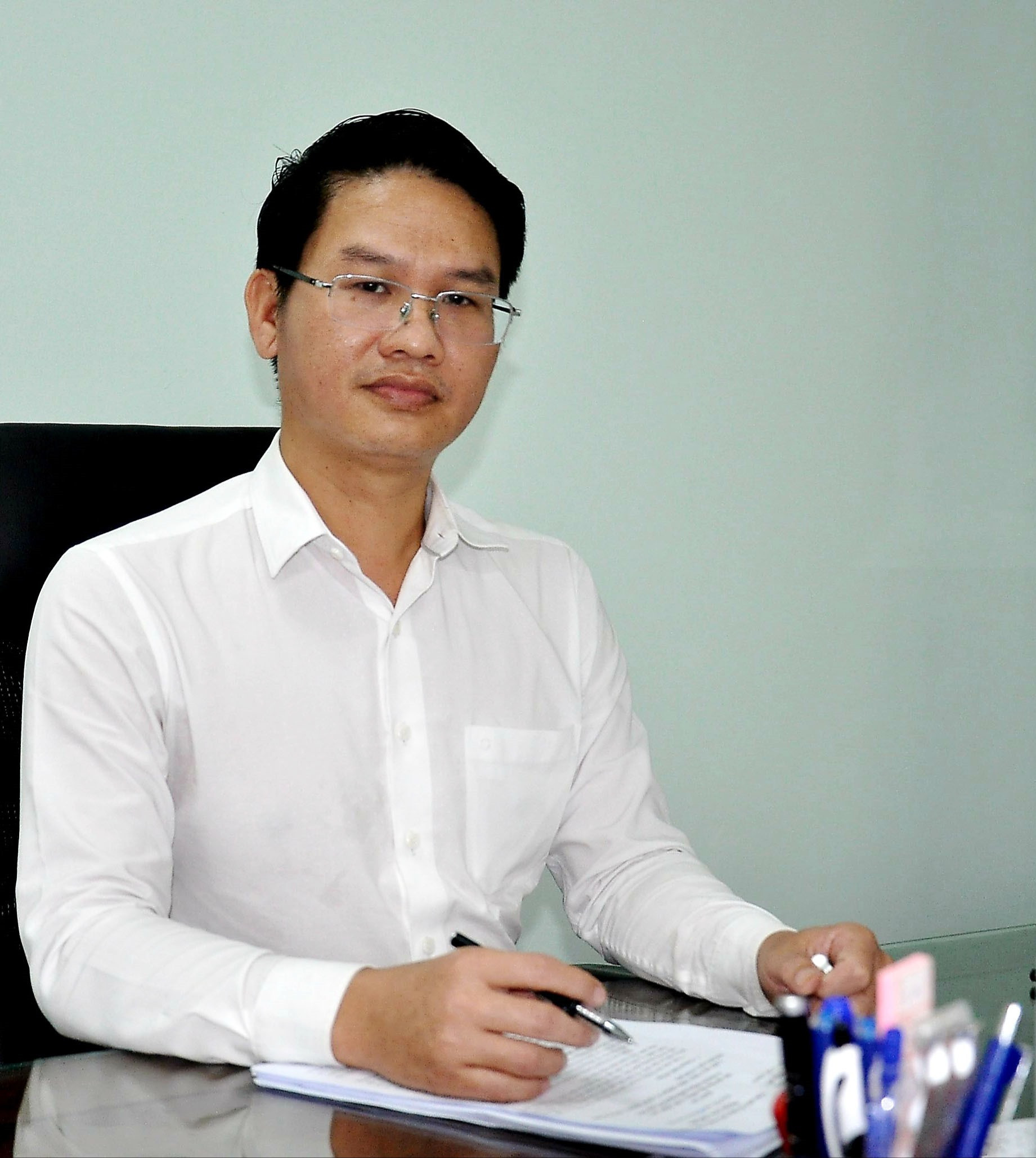 Ông Nguyễn Văn Nam – Chủ tịch UBND huyện Hiệp Đức. Ảnh: N.Đ