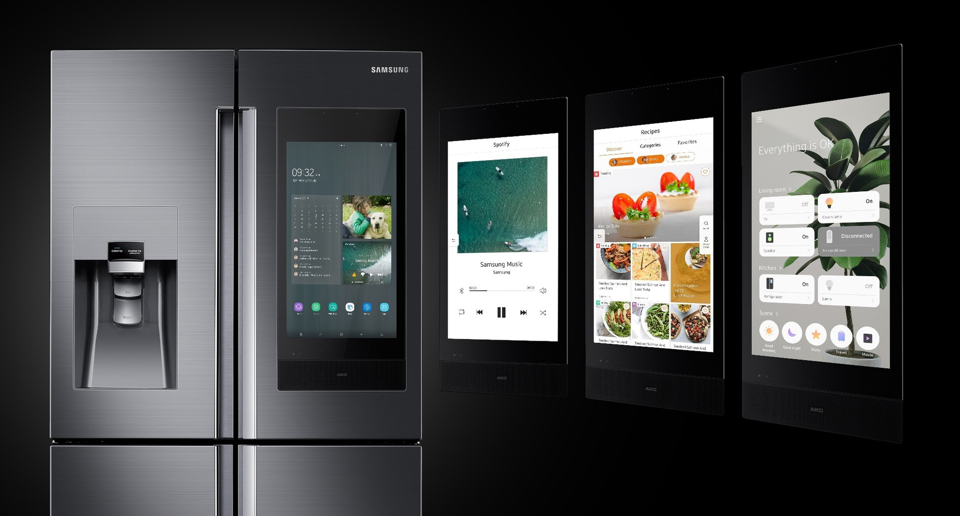 Dòng tủ lạnh Family Hub liên tục được cải tiến công nghệ từ năm 2016 đến nay. Ảnh: Samsung.