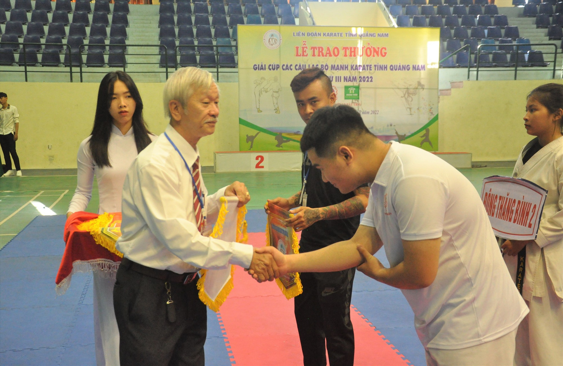 Dưới sự lèo léo của ông Nguyễn Thành Tự, Liên đoàn Karate tỉnh Quảng Nam để lại dấu ấn với nhiều hoạt động bổ ích đối với phong trào. Ảnh: T.V