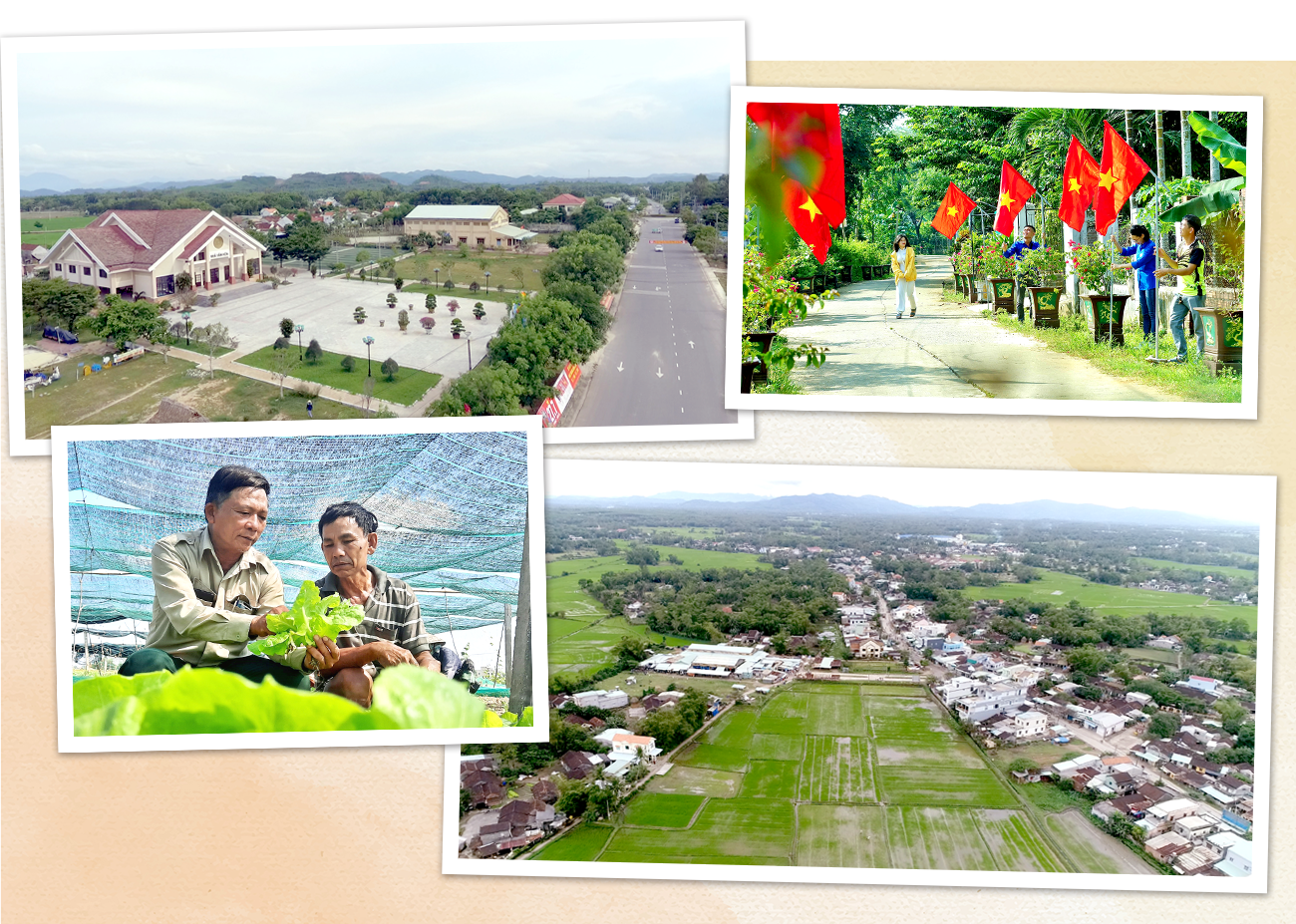 Vùng nông thôn mới Phú Ninh. Ảnh: Đ.C.L