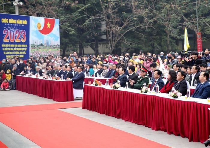 Các đại biểu tham dự Lễ hội kỷ niệm 234 năm Chiến thắng Ngọc Hồi - Đống Đa