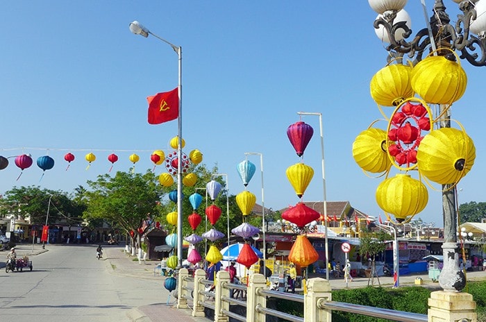 Coloured lanterns in Hoi An