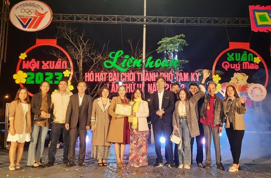 Xã Tam Thăng đạt giải nhất Liên hoan hô hát bài chòi TP.Tam Kỳ lần thứ III.