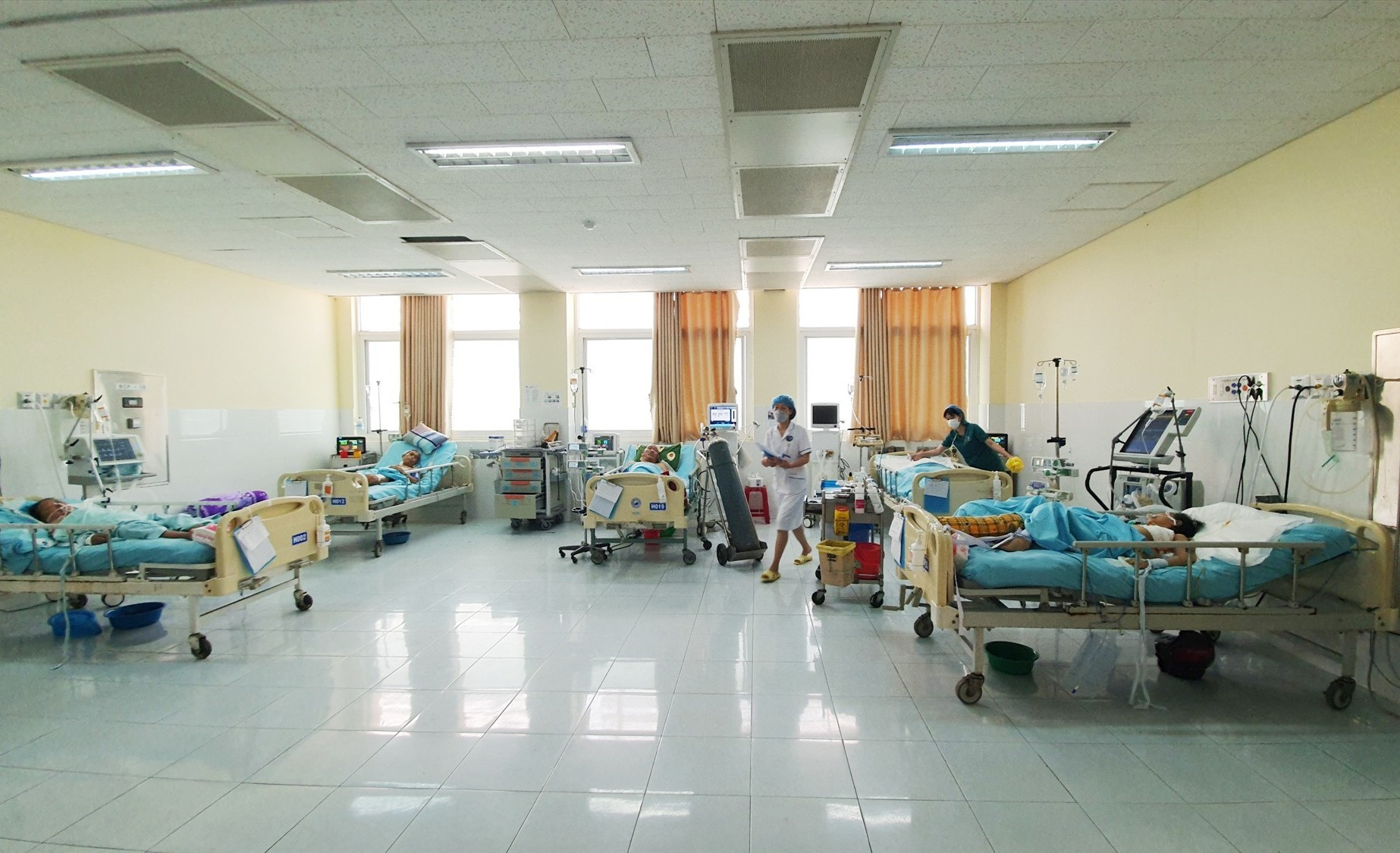 Có 3 trường hợp bị thương nặng đang được điều trị tích cực tại bệnh viện đa khoa Trung ương Quảng Nam