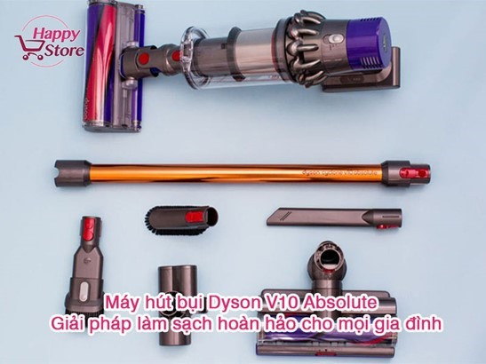 Phụ kiện hút bụi dyson v10 absolute.