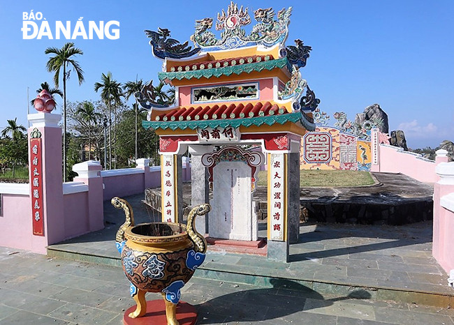 Mộ Tiền hiền Hà Đức Ân. Ảnh: H.S