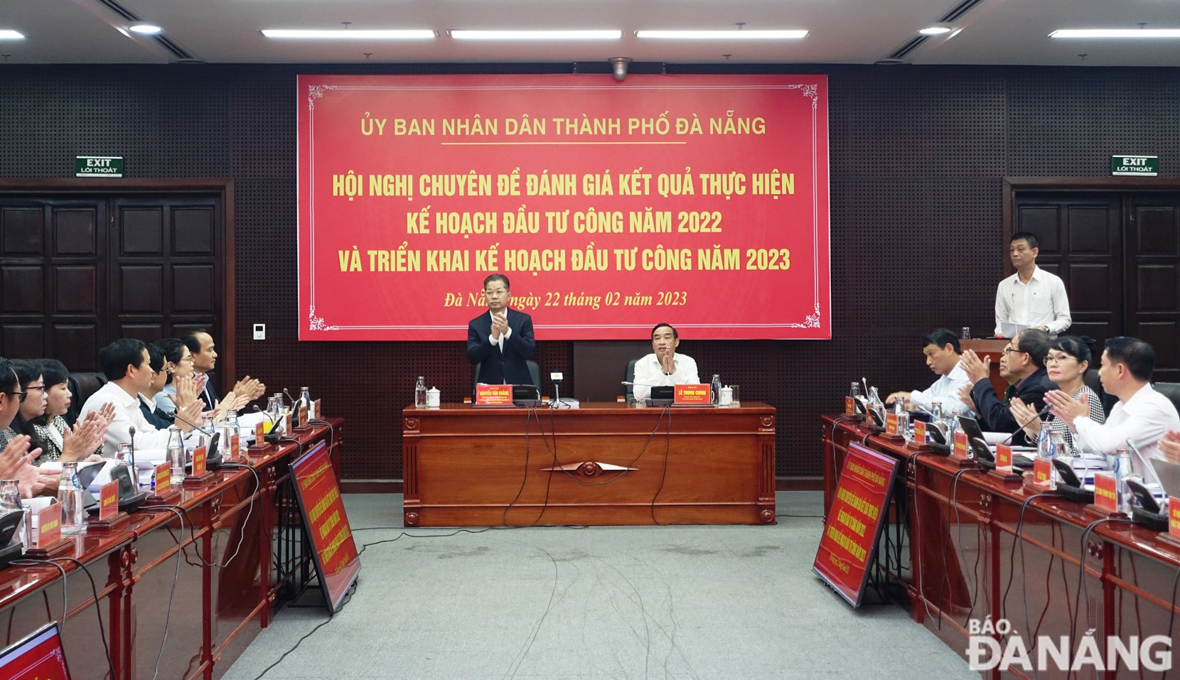 Quang cảnh hội nghị chuyên đề về đánh giá kết quả thực hiện kế hoạch đầu tư công năm 2022 và triển khai kế hoạch đầu tư công năm 2023. Ảnh: HOÀNG HIỆP