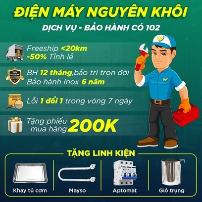 Chính sách bảo hành và ưu đãi tại Nguyên Khôi