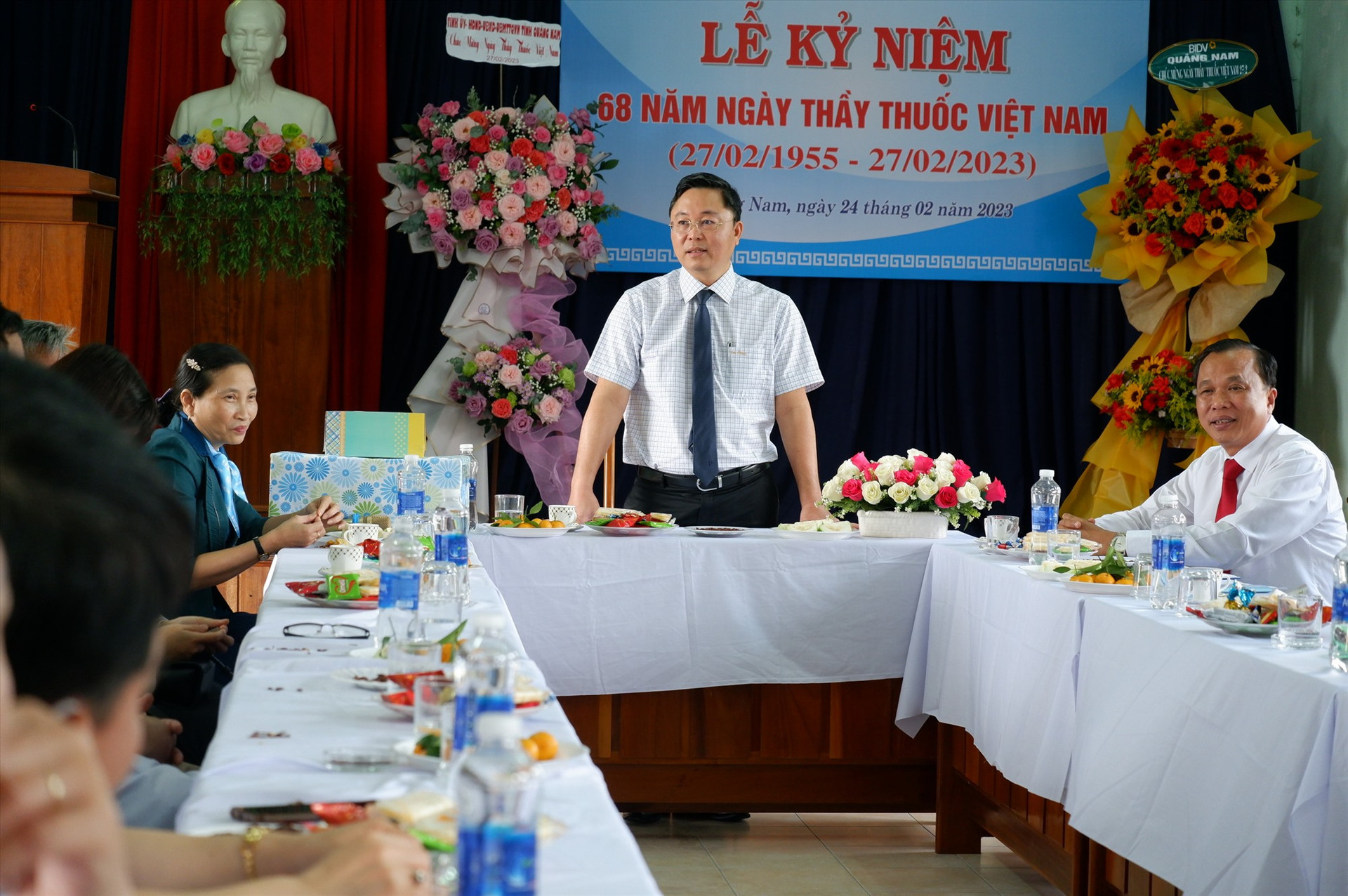 Chủ tịch UBND tỉnh Lê Trí Thanh cam kết Quảng Nam sẽ tiếp tục có kế hoạch đầu tư cho bệnh viện chuyên khoa trong tương lai. Ảnh: X.H