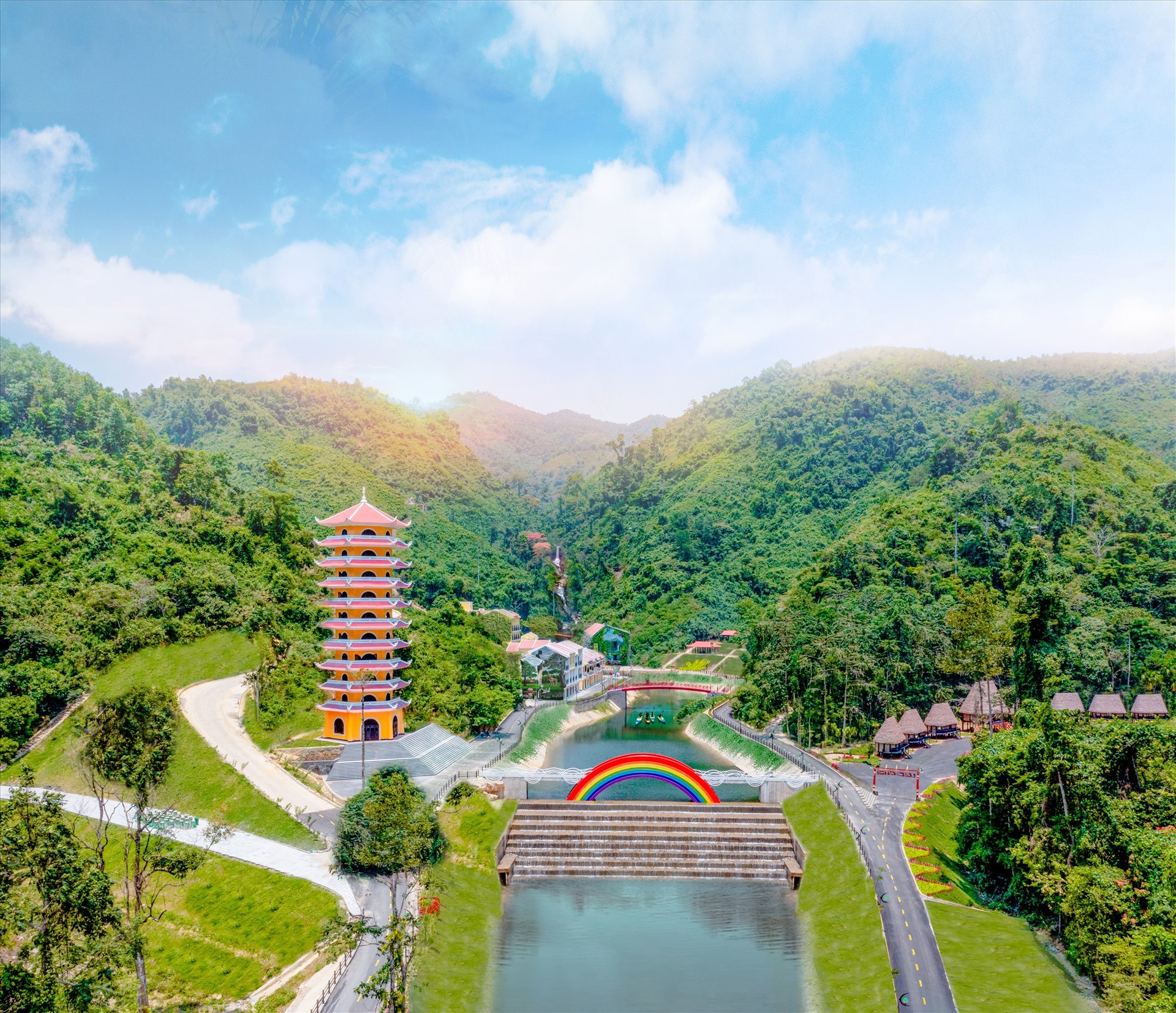 Part of the ecotourism site Dong Giang Heaven Gate