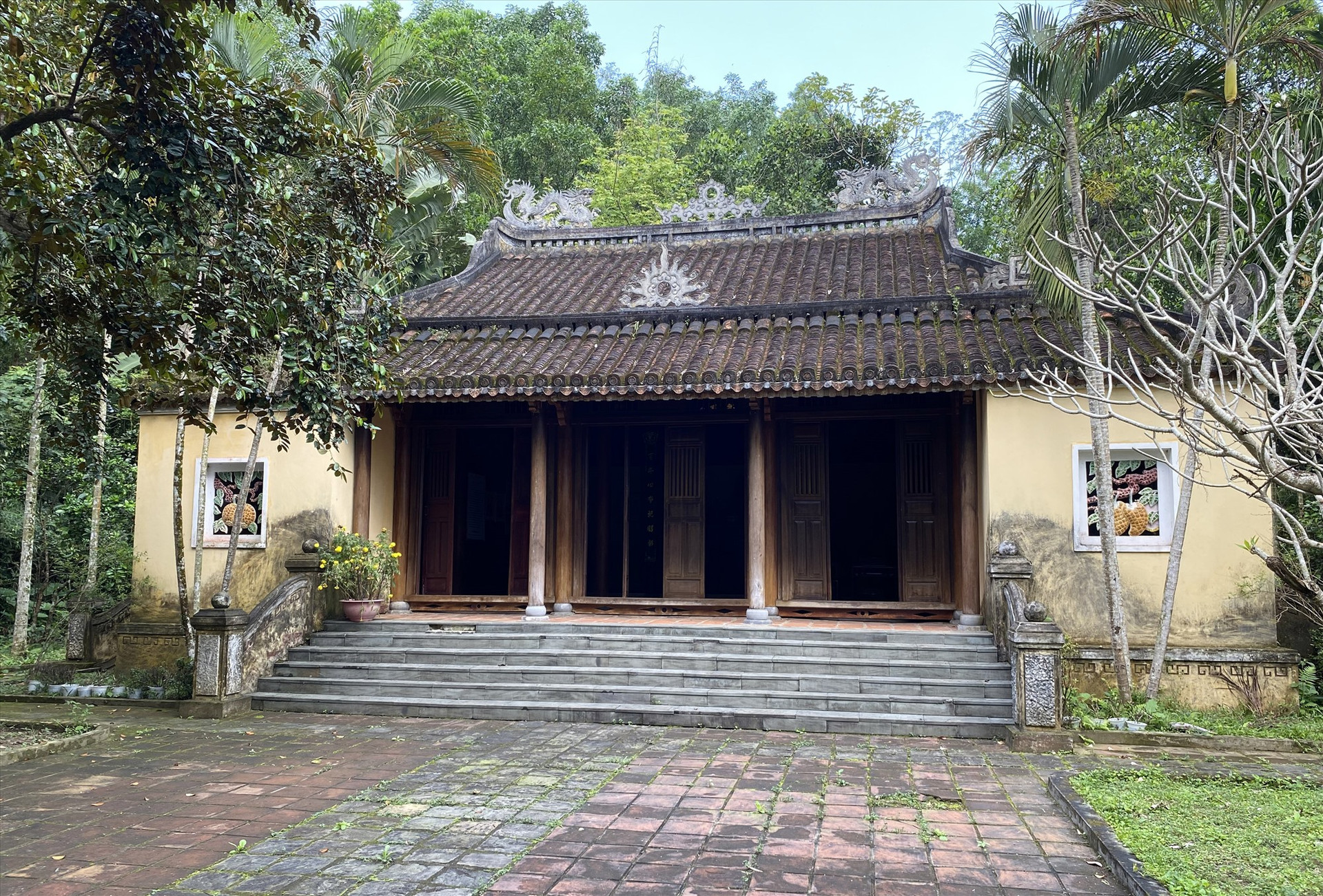 Nhà lưu niệm cụ Phan Châu Trinh ở thôn Tây Lộc.