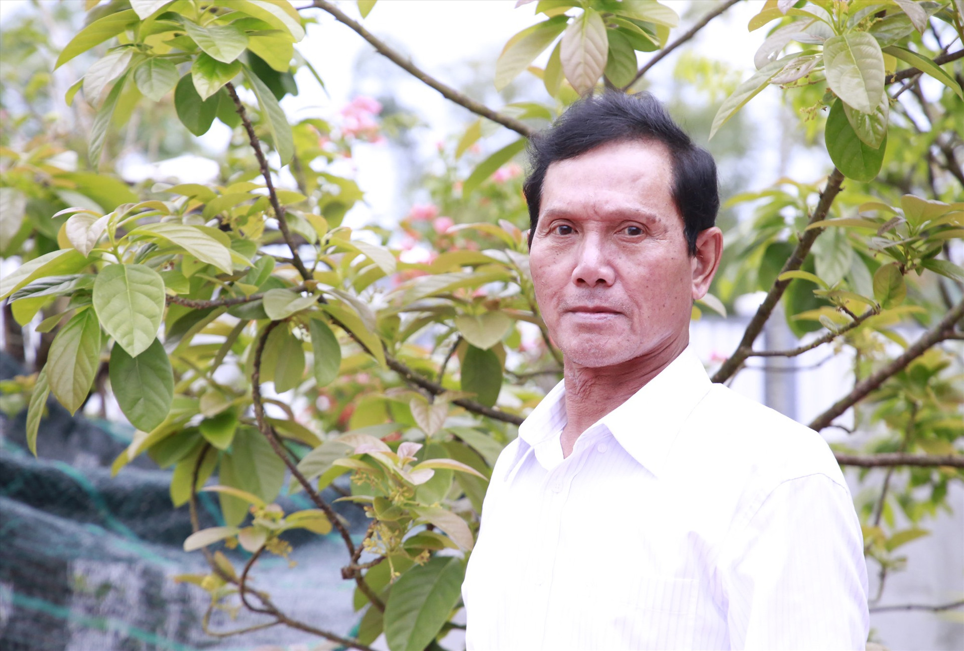 Cựu tù Phú Quốc, ông Nguyễn Thái Hùng hiện ở phường Trường Xuân (TP.Tam Kỳ). Ảnh: C.Q