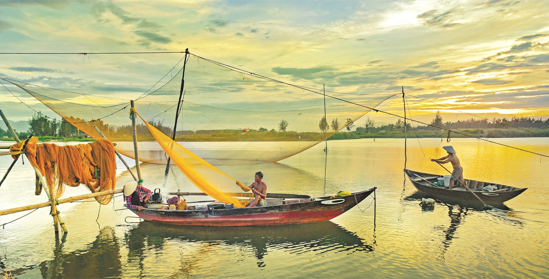 Vùng sông nước ven đô Hội An. ảnh: L.T.K