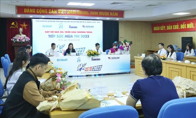 Quang cảnh buổi họp báo Ảnh: Lê Thùy Dương/TTXVN phát