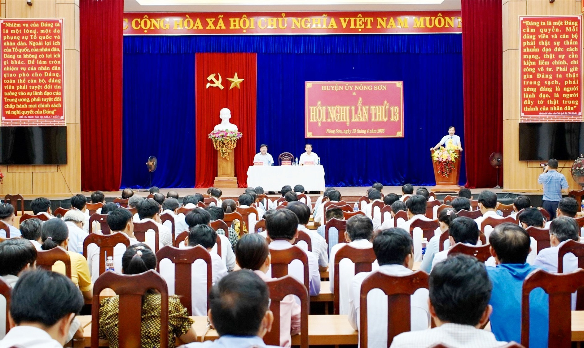 Huyện ủy Nông Sơn tổ chức hội nghị lần thứ 13 (khóa XXV)