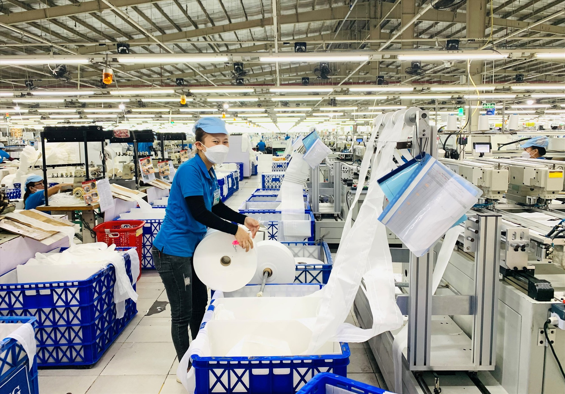 Giá trị sản xuất công nghiệp – tiểu thủ công nghiệp của Duy Xuyên trong quý I năm 2023 đạt 810 tỷ đồng. Ảnh: N.T