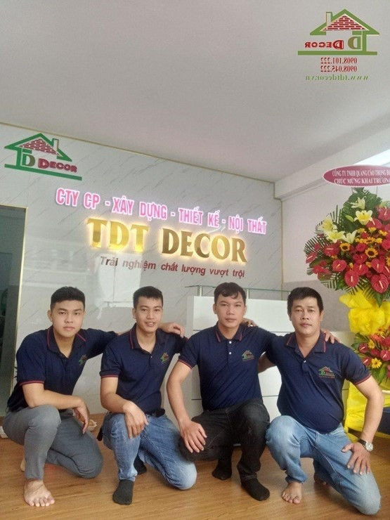 Bên trong văn phòng thiết kế của công ty TDT Décor.