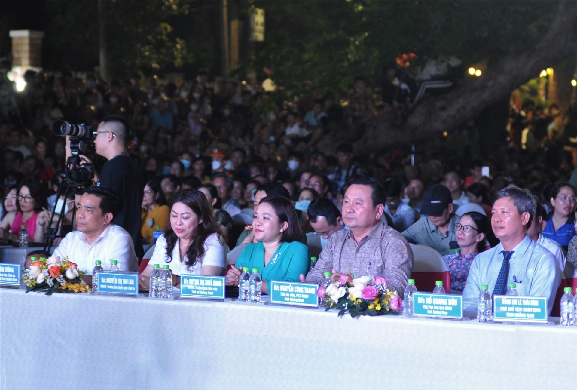 Quang Nam leaders at the event