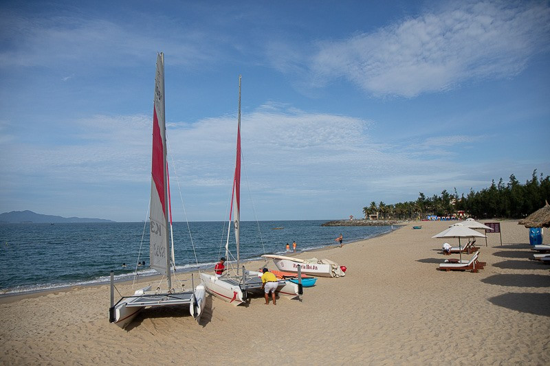 Catamaran has two bodies; so, it is well balanced.