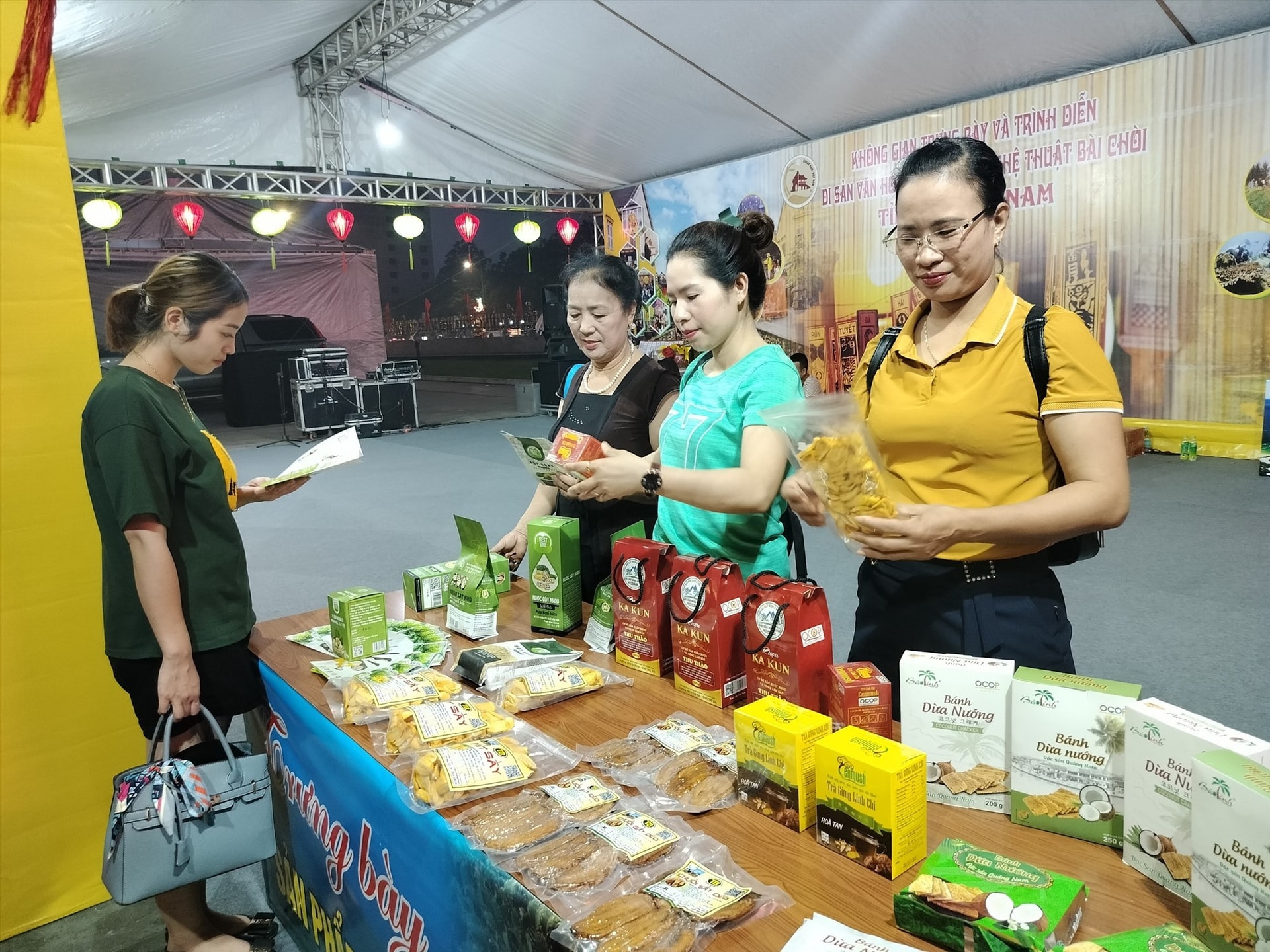 Quang Nam products at the festival